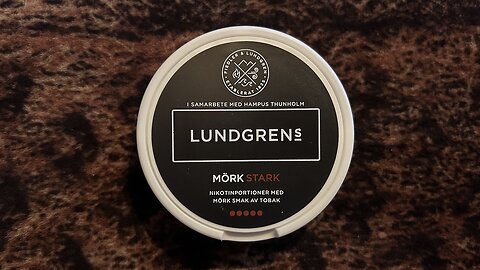 Lundgren's Mörk Stark (Nicotine Pouches) Review