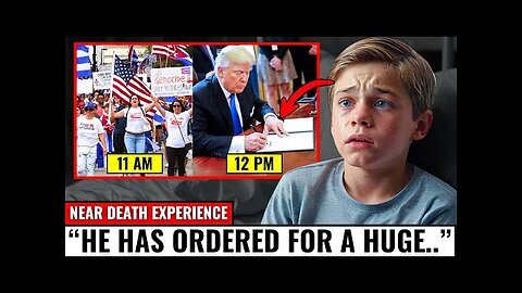 Boy Died & What Jesus Revealed About TRUMP RETURN IN 2025 Will Shock You! - Jesus NDE Testimony