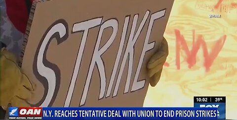 NY REACHES TENTATIVE DEAL WITH UNION TO END PRISON STRIKES