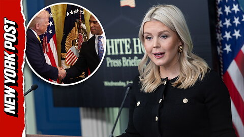 'You're kidding, right?': Leavitt fires back over Trump's racist label