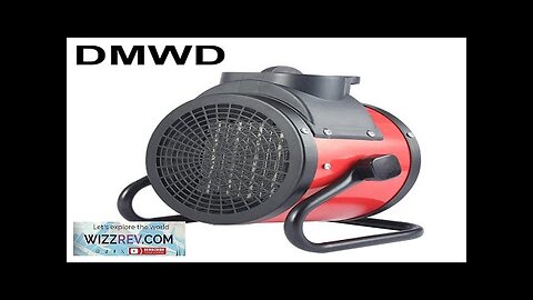 DMWD 2KW Portable Industrial Electric Fan Heater Thermostat Air Warmer Machine Room Review