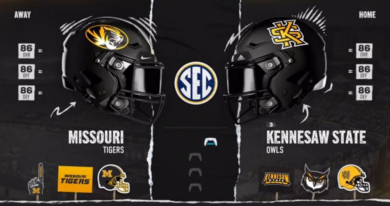 S3 Rebuild Kennesaw State vs Missouri: First SEC MATCHUP BABY!!!