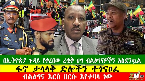 በኢትዮጵያ ጉዳይ የቀረበው ረቂቅ ህግ ብልፅግናዎችን አስደንጧል፣ ፋኖ ታላላቅ ድሎችን ተጎናፀፈ፣Zewdu show 131225