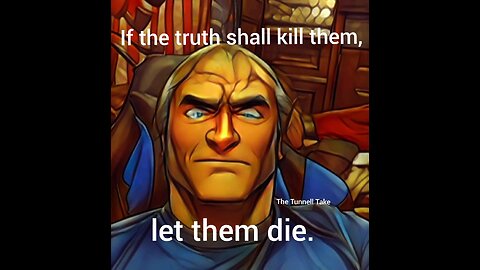 The Tunnell Take. There's one thing that carry's the most weight and the weak will succumb to it.