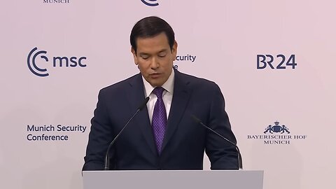 Secretary Rubio delivers remarks to the Munich Security Conference