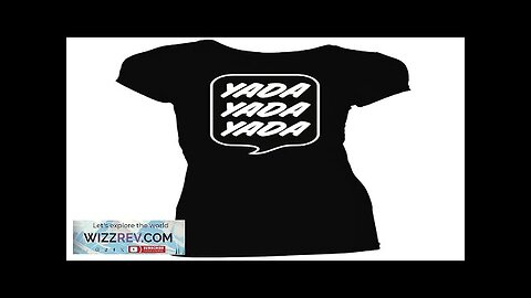 Seinfeld: Serenity Now Collection: Women's Fit T-Shirt: Yada Yada Yada (Black) Review