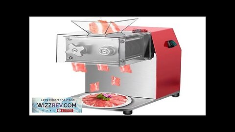 Commercial Meat Cutting Machine 551 Lbs 850W Meat 3.5mm Blade Electric Meat Review