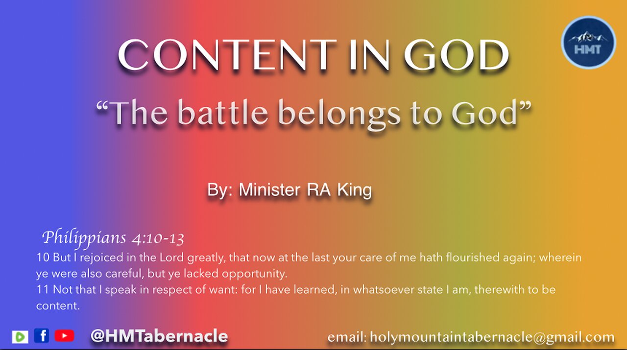 CONTENT IN GOD