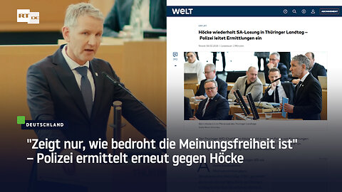 "Zeigt nur, wie bedroht die Meinungsfreiheit ist" – Polizei ermittelt erneut gegen Höcke