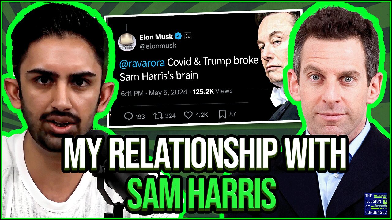 Elon Musk TORCHES Sam Harris’ “broken brain” | Rav calls for civility & invites Sam on the podcast