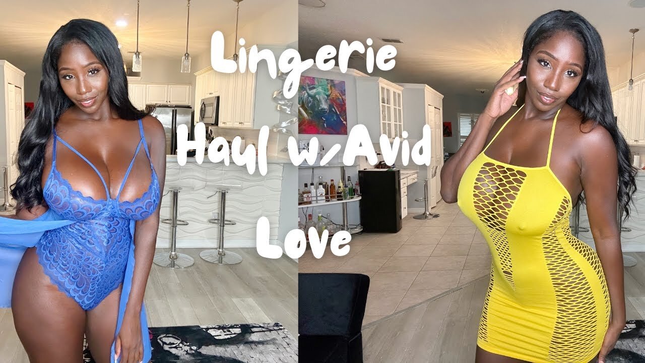 Avid Love Lingerie Try On Haul ‪@ellietheempress‬