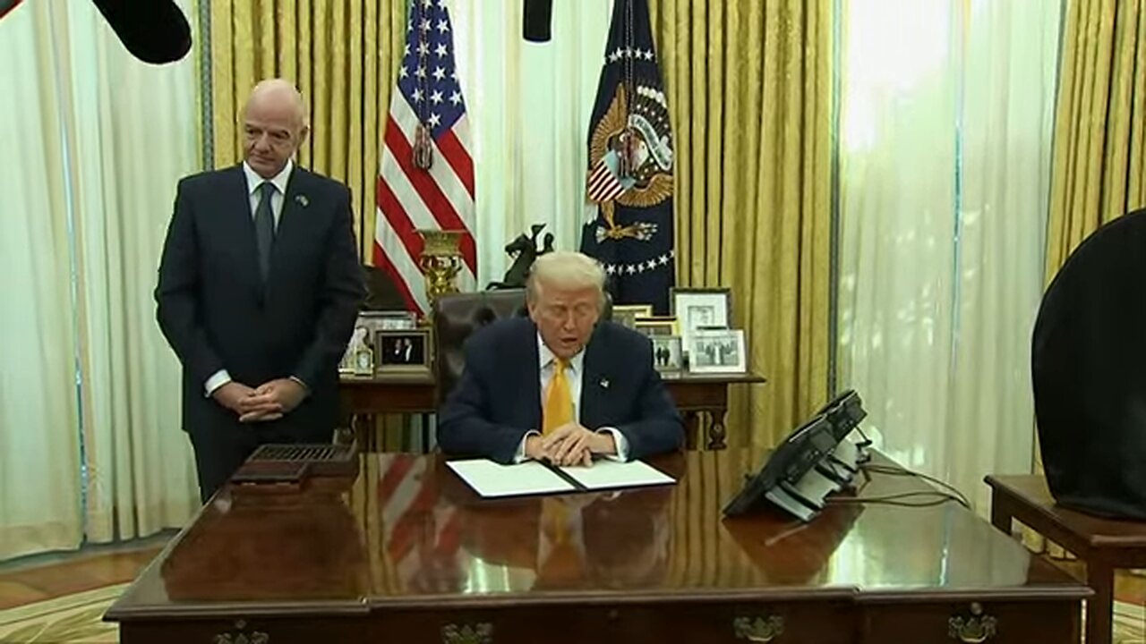 Trump signs executive order establishing task force for 2026 FIFA World Cup