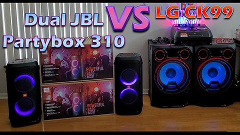 Dual Partybox 310 TWS Setup vs LG CK99 Real Review