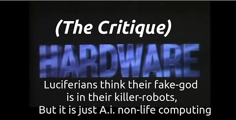 AI HORROR Movie Hardware 1990 - What Happened to Richard Stanley?