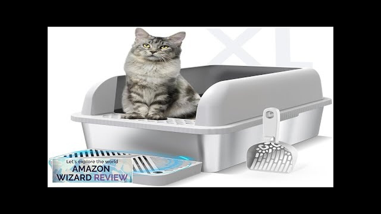 Suzzipaws Enclosed Stainless Steel Cat Litter Box with Lid Extra Large Litter Review