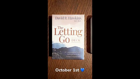 10/1/25 card: let it out