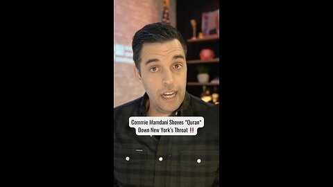 Commie Mamdani Shoves *Quran* Down New York's Throat ‼️