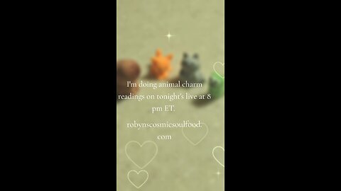 Cosmic animal readings.