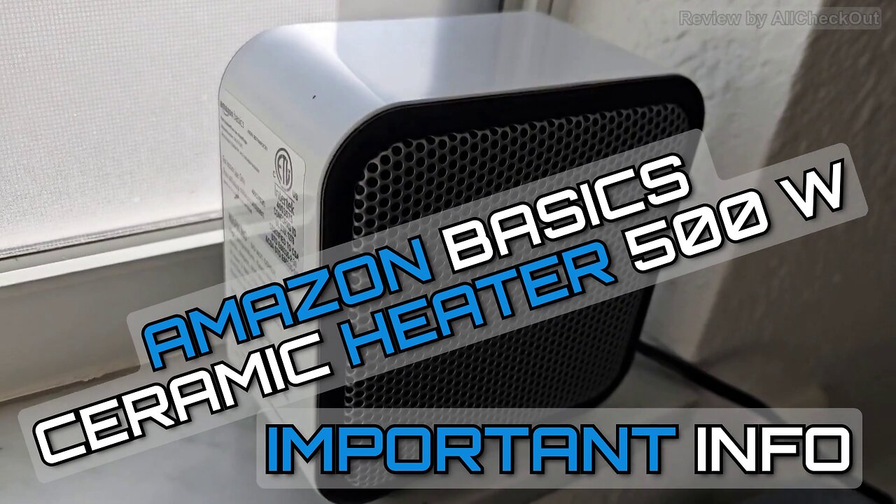 Amazon Basics Ceramic Space Heater Review With Pros and Cons: (Watch Before You Buy)