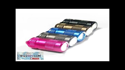 TANK007 E15 AI Outdoor Super Bright LED Flashlight Keychain Night Riding Camping Review