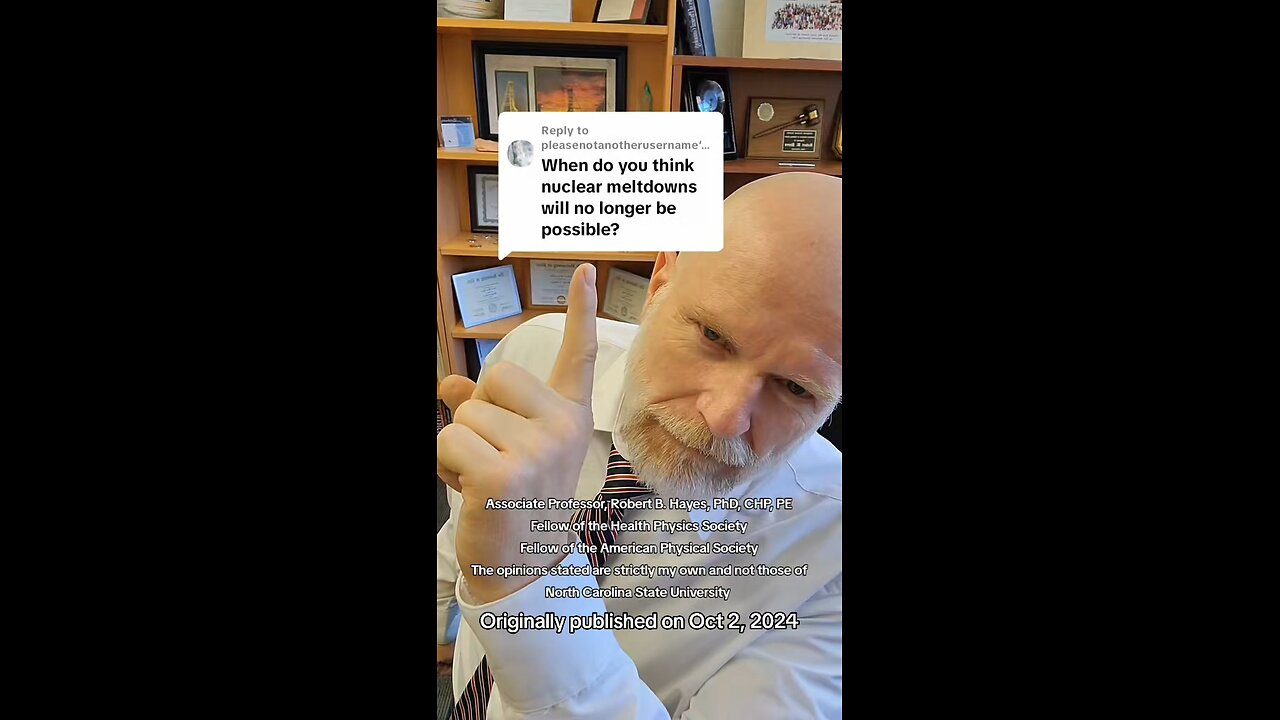 nuclear meltdowns predicted