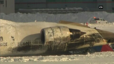 Delta plane crash : All 80 abroad survive after jet flips upside down on landing in Toronto