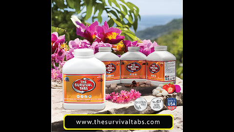 Survival Tabs: 25-Year Shelf-life for Bug-out Bag, Survival Bag, Home