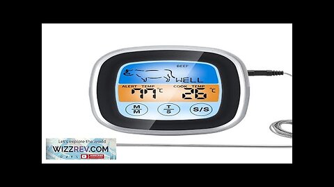 TS-62 Touch Screen BBQ Thermometer Digital Kitchen Meat Probe with LCD Display Review