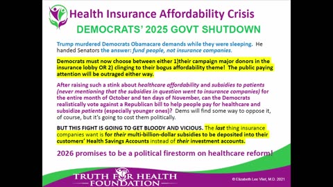 FAITH over Fear Dec 2 2025: Obamacare: The Overlooked Culprit in Healthcare