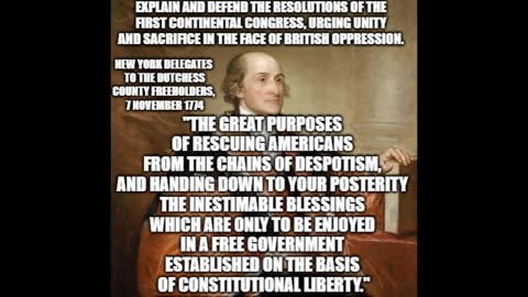 1774.11.7 John Jay New York Delegates to the Dutchess County Freeholders, 7 November 1774