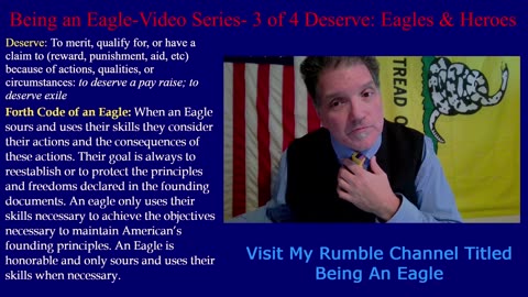 Being An Eagle-Video Series- 3 of 4 Deserve: Eagles & Heroes