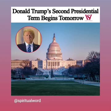 President trump is already inaugurated 01/21/25