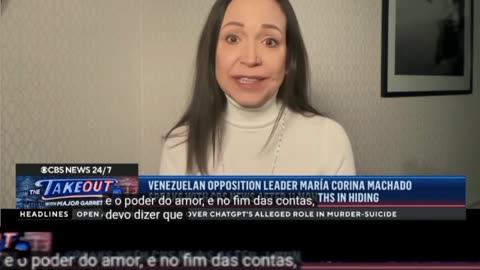 María Corina Machado sobre o aumento das tensões entre EUA e Venezuela: