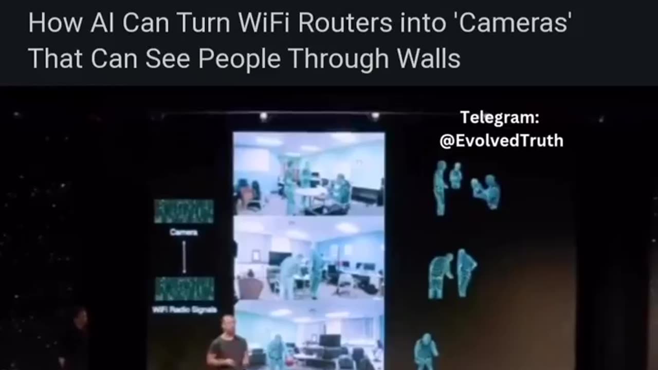 Phones, towers and routers can see through walls and beam you