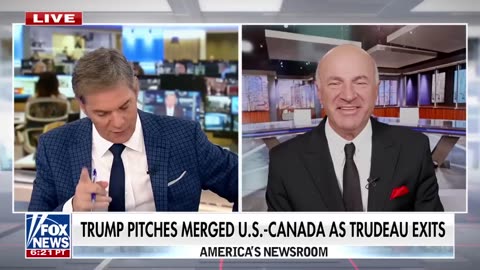Trump pushes Canada to 'merge' with US 'There would be no tariffs'