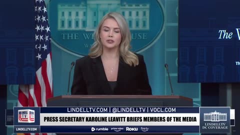 Karoline Leavitt responds to a question about Trump response of Treasonous video posted by Democrats