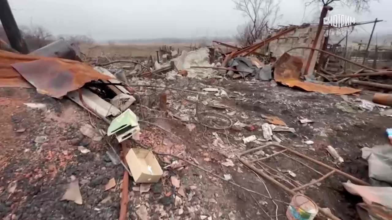 Novoyelizavetovka, liberated today, looks like