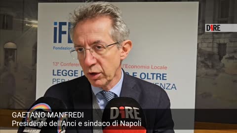 Roma - COMUNI. MANFREDI: RIVEDERE INVESTIMENTI POST 2026 PER IL DOPO PNRR (30.01.25)