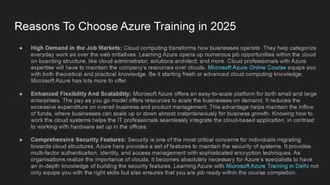 Microsoft Azure Training: Learn to Build, Deploy, and Manage