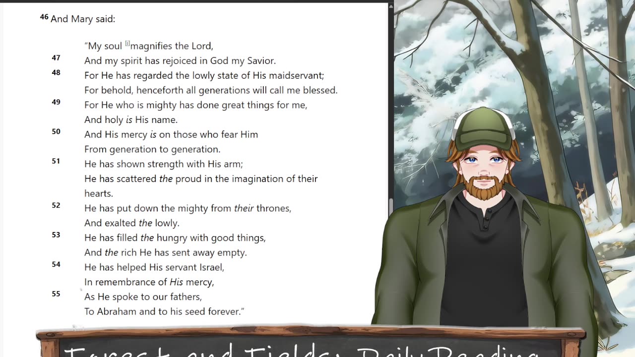 Forest and Fields Daily reading: Luke 1:26-56