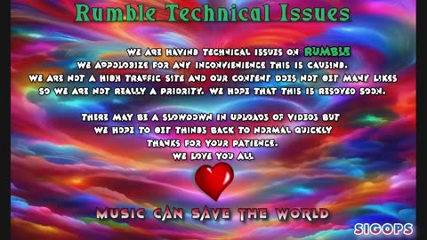 Rumble Technical Issues