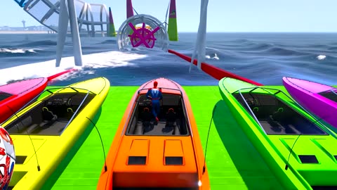Spider-Man GTA 5 Racing Challenge
