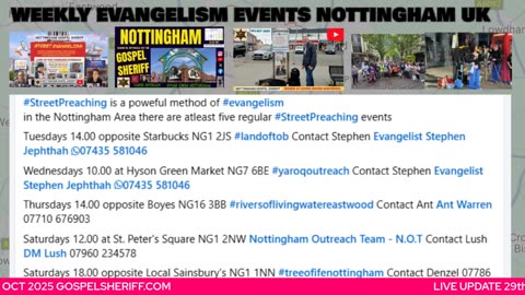 GOSPEL SHERIFF UPDATE