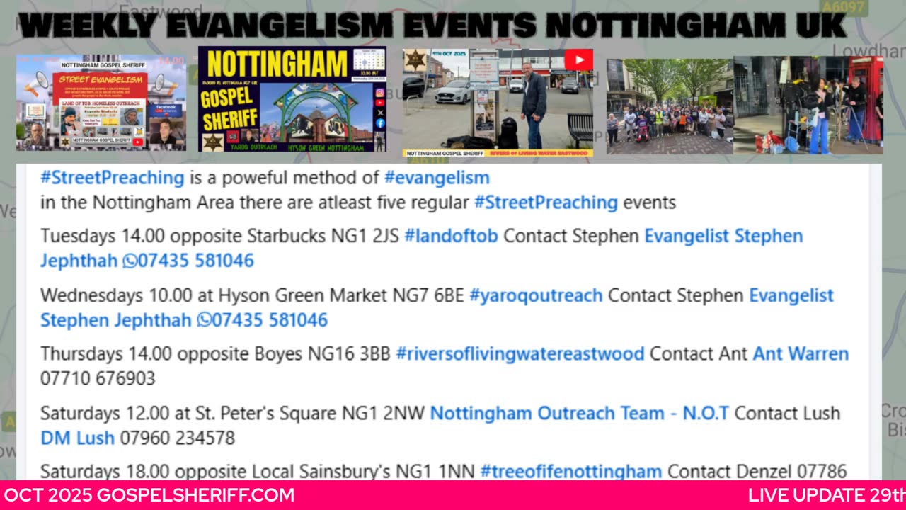 GOSPEL SHERIFF UPDATE