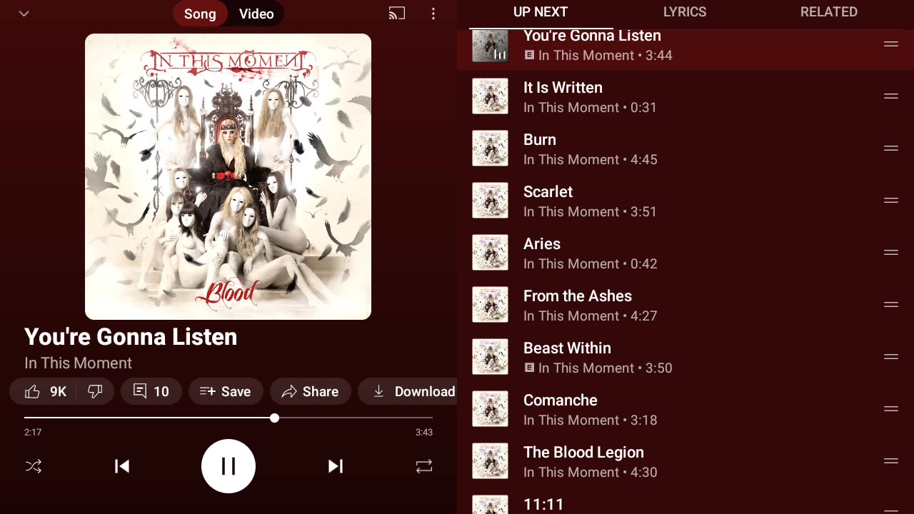 In This Moment (Blood Full Album)