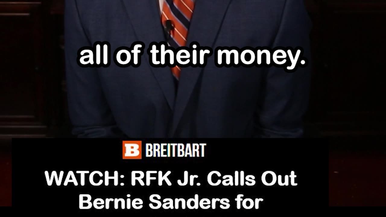 RFK Jr. Calls Out Bernie Sanders for Accepting Millions in Pharmaceutical Dollars