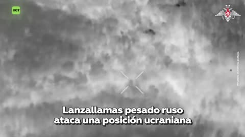 Golpe de calor en pleno invierno: fuego termobárico ruso arrasa una posición ucraniana