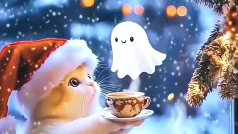 🎄🦉 Owls Dancing to Jingle Bells & Cat's Christmas Celebration! 🎅🐾#christmas #cat