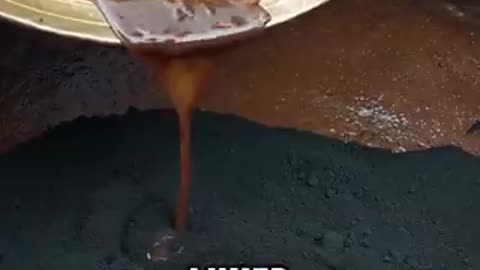 How artisans convert deer antlers into rich handmade ink