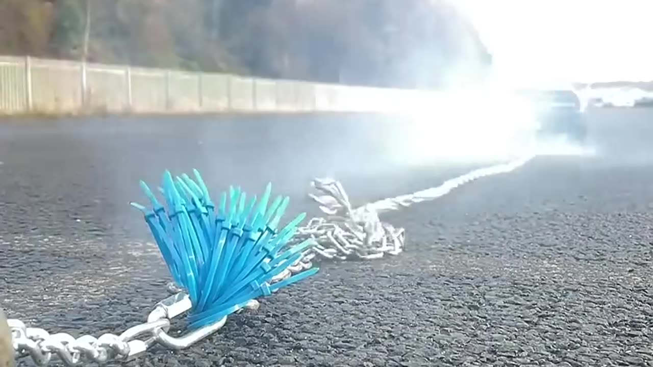 Car vs Cable Ties!